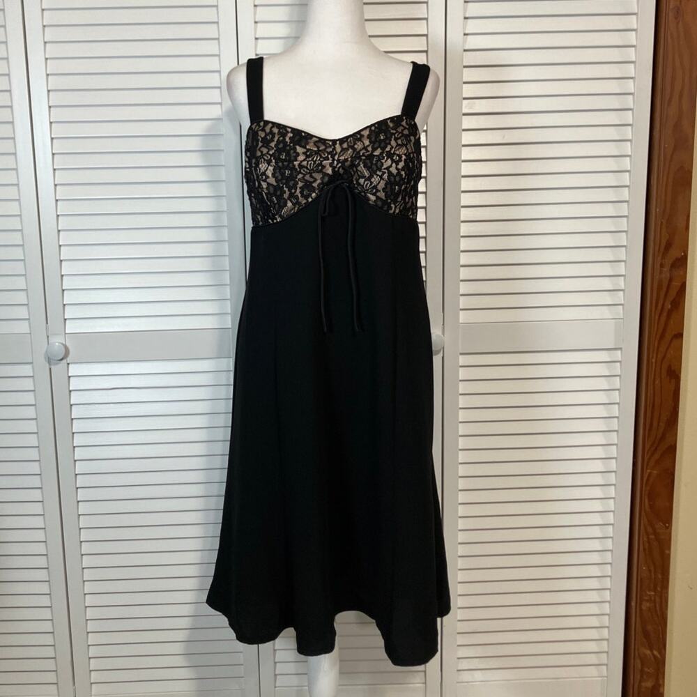 Madison Leigh Vintage Sleeveless Lace Cocktail Midi Dress  Bolero Jacket 12